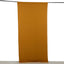 Gold 4-Way Stretch Spandex Event Curtain Drapes, Wrinkle Free Backdrop Event Panel with Rod Pockets - 5ftx10ft
