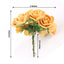 48 Roses 1" Gold Real Touch Artificial DIY Foam Rose Flowers With Stem, Craft Rose Buds