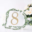 Decorative Rhinestone Number "8" Stickers, Glitter Adhesive Craft Numbers Gold DIY Sparkle Embellishments 8"