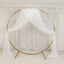 White Sheer Backdrop Drape â€“ 5ftx32ft Wedding Arch & Ceiling Decor Panel, Wrinkle Free with Soft Shimmer