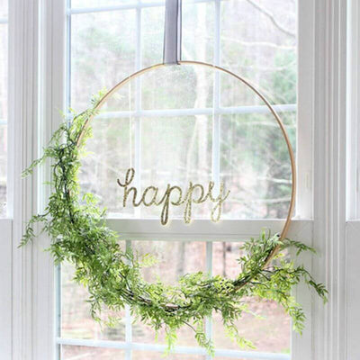 40" Gold Heavy Duty Metal Hoop Wreath, Floral Hoop