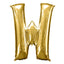 40inch Shiny Metallic Gold Mylar Foil Helium/Air Number and Letter Balloons
