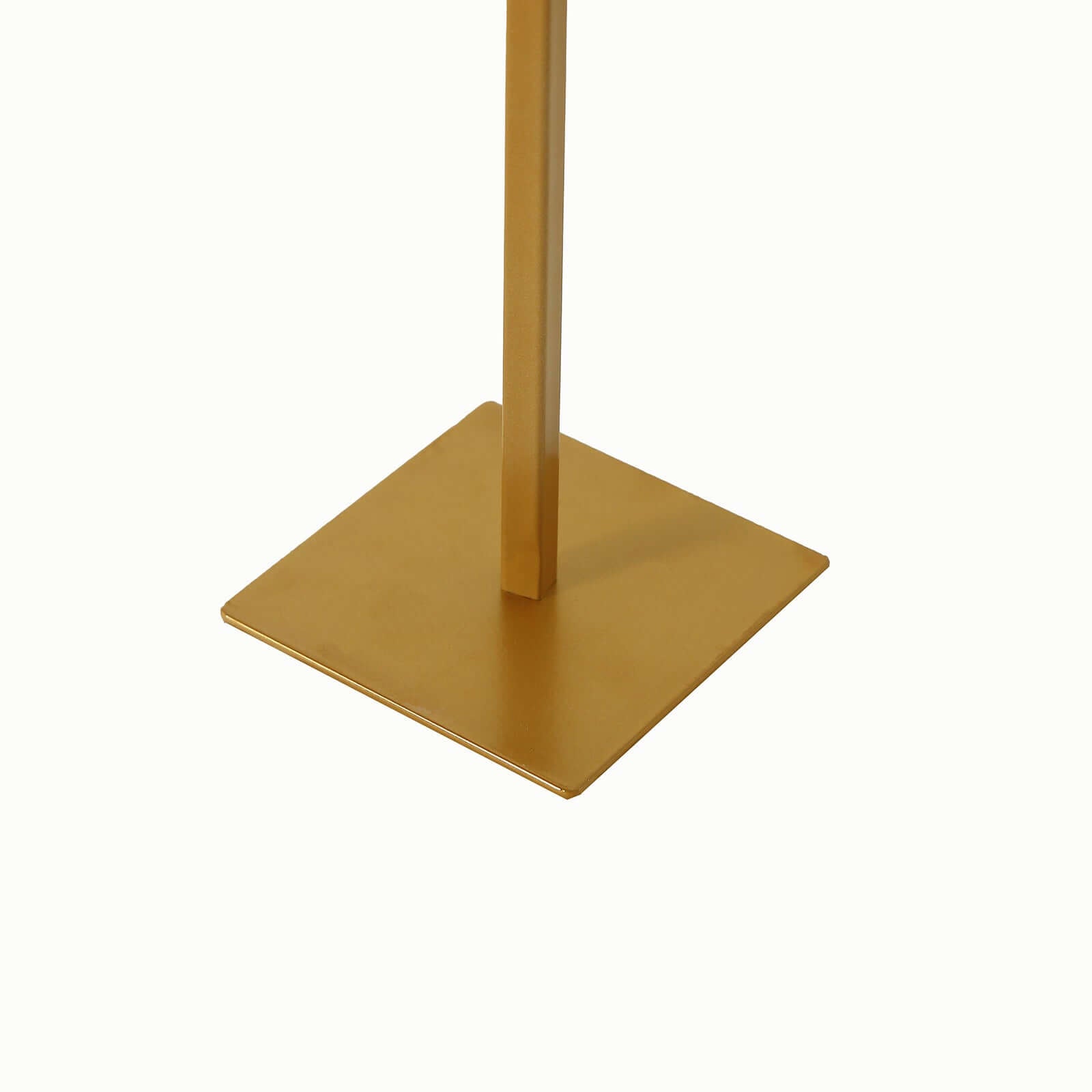 Gold Metal Chiara Arch Table Centerpiece with Rounded Top - Detachable Flower Stand Frame for Weddings 35’’