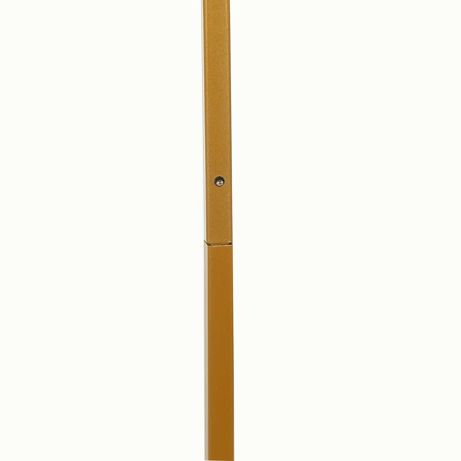 Gold Metal Chiara Arch Table Centerpiece with Rounded Top - Detachable Flower Stand Frame for Weddings 35’’