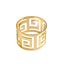 4 Pack Alluring Gold Plated Aluminum Napkin Rings