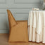 Polyester Slip On Folding Chair Covers Gold - Stain-Resistant Reusable Durable Fabric