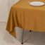 Lamour Satin 60"x102" Rectangle Tablecloth Gold - Durable & Silky Soft Feel Table Cover for Weddings & Banquets