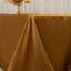 Lamour Satin 90"x132" Rectangle Tablecloth Gold - Soft & Silk-Like Seamless Table Cover for Weddings & Parties