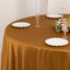 Scuba Round 108" Tablecloth Shimmering Gold - Wrinkle Free & Stain Resistant Table Cover for Weddings and Parties