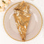Sequin Mesh 20"x20" Napkin Gold - Wave Embroidered Reusable Cloth Napkin for Glitzy Table Settings