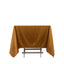 Scuba Square 70"x70" Tablecloth Shimmer Gold - Wrinkle Free & Stain Resistant Table Cover