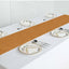 Polyester 12"x108" Table Runner Gold - Durable & Wrinkle-Resistant Table Decor for All Occasions