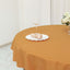 Polyester 70" Round Tablecloth Gold - Durable & Wrinkle-Resistant Table Cover for Everyday Use