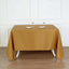 Polyester Square 90"x90" Tablecloth Gold - Wrinkle-Resistant & Durable Table Cover for Events