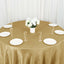Taffeta 132" Round Tablecloth Gold - Seamless Accordion Crinkle Design for Exquisite Occasions