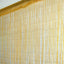 3ftx8ft Gold Silk Tassel String Curtains, Decorative Room Divider Panels
