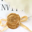 2 Set Wax Seal Stamp Kit Party Favors, Gold Silver "With Love" and "Thank You" Wax Stamp, Wedding Invitation Envelope Letters Mailing Crafts Set