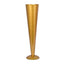 Metal Trumpet Vase Brushed Gold - Durable Design for Stylish Wedding Decor 28"