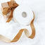 10 Yards Gold 1" Velvet Single Faced Ribbon Spool, DIY Craft Supplies, Velvet and Nylon Ribbon Roll