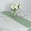 5 Pack Organza 12"x108" Table Runners Hunter Emerald Green - Gold Wave Design