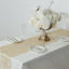 5 Pack Organza 12"x108" Table Runners Gold - Gold Wave Design