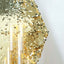 8ftx7ft Champagne Big Payette Sequin Sparkly Hexagon Backdrop Stand Cover