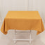 Premium Polyester 54"x54" Square Tablecloth Gold - Stain and Wrinkle-Resistant 220GSM Finish for Weddings & Events