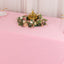 Scuba Rectangular 90"x156" Tablecloth Pink - Wrinkle Free, Stain Resistant & Seamless Table Cover