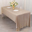 Sequin Dots Polyester 60"x126" Rectangle Tablecloth Shimmering Blush - Wrinkle Free & Sparkling Table Cover