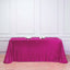 Sequin 90"x156" Rectangle Tablecloth Fuchsia - Seamless Twinkling Table Cover