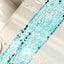 Big Payette Sequin 13"x108" Table Runner Turquoise - Dazzling Design