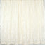 8ftx8ft Ivory 3D Leaf Petal Taffeta Event Curtain Drapes, Backdrop Event Panel With Rod Pocket
