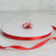 100 Yards 3/8" Red Single Face Decorative Satin Ribbon