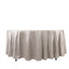 Scuba Round 108" Tablecloth Shimmering Silver - Wrinkle Free & Stain Resistant Table Cover