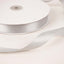 100 Yards 7/8" Silver Single Face Decorative Satin Ribbon