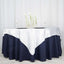 Satin 72"x72" Table Overlay Square Tablecloth White - Smooth Finish for Luxurious Events