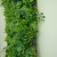 11 Sq ft. Green Boxwood Hedge Locust and Cypress Garden Wall Backdrop Mat - 4 Artificial Panels