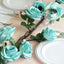 6ft Aqua Turquoise Artificial Silk Rose Hanging Flower Garland Vine