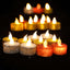 12-Pack LED Tealight Candles Glitter Silver Design - Flameless Battery Operated Tea Lights