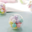 12-Pack Fillable Ornament Ball Candy Container Clear - Unique Transparent Candy Treat Favor Containers 3"