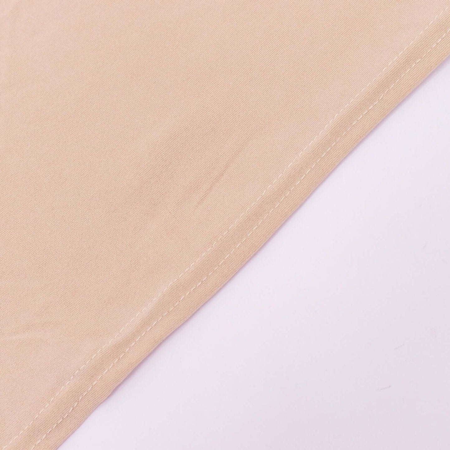 Set of 4 Matte Nude Spandex Half Moon Chiara Backdrop Stand Covers, Custom Fitted Wedding Arch Covers - 2.5ft,5ft,6ft,7ft