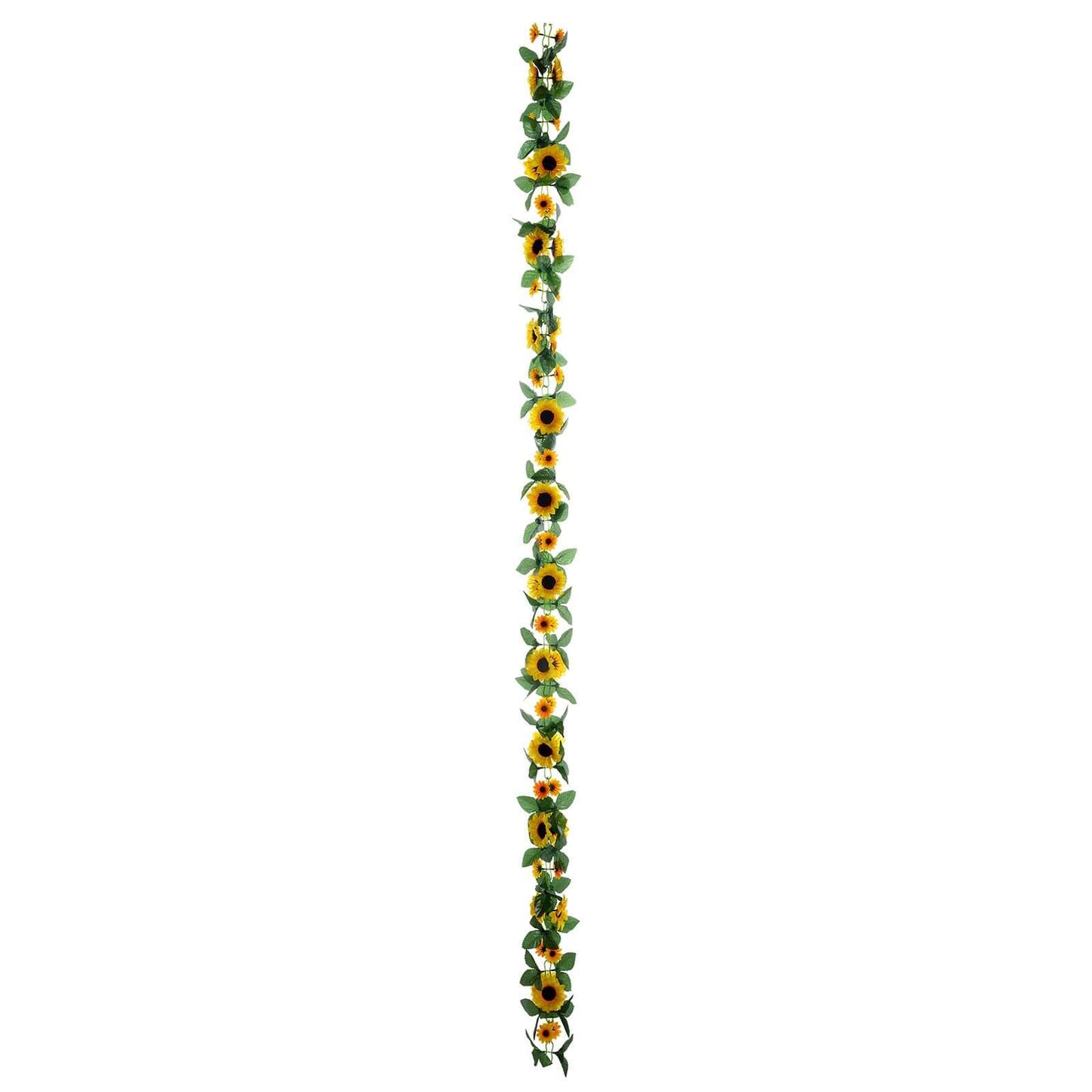 6.5ft Artificial Silk Sunflower Table Garland, Flower Vine Chain
