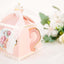 25 Pack 4" Dusty Rose Mini Teapot Favor Boxes, Vintage Rose Gift Boxes with Ribbons