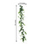 5ft Green Real Touch Artificial Poplar Leaf Garland, Flexible Vine