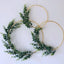 32" Gold Heavy Duty Metal Hoop Wreath, Floral Hoop