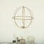 Hanging Sphere Candle Holder Gold Wrought Iron Event Display Accent - Centerpiece 24"