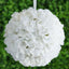 4 Pack 7" White Artificial Silk Hydrangea Kissing Flower Balls