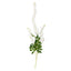 5 Pack 44" Silk Hanging Wisteria Flower Garland Vines in White, 3 Strands in 1 Bush
