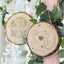 2 Pack 8" Dia Natural Blank Hanging DIY Wood Sign, Round Wood Plaques