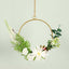 32" Gold Heavy Duty Metal Hoop Wreath, Floral Hoop
